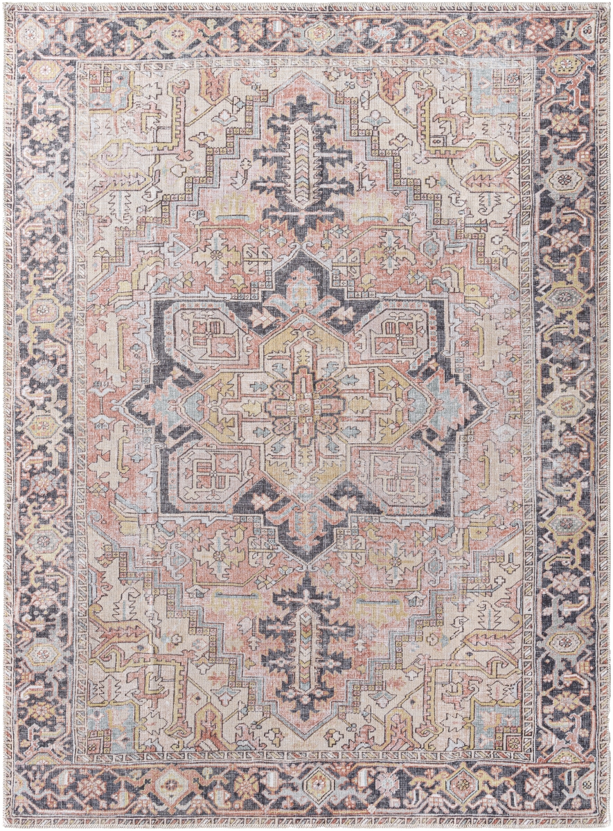 EMA2306-81012 8 ft. 10 in. x 12 ft. Embrace Machine Woven Rectangle Area Rug, Multi Color