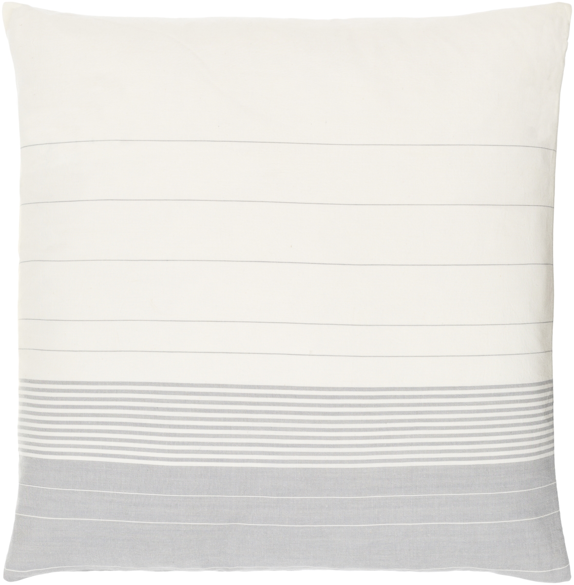LKM002-2020P 20 x 20 in. Lakshmi Accent Square Pillow, Off-White, Slate & Light Silver