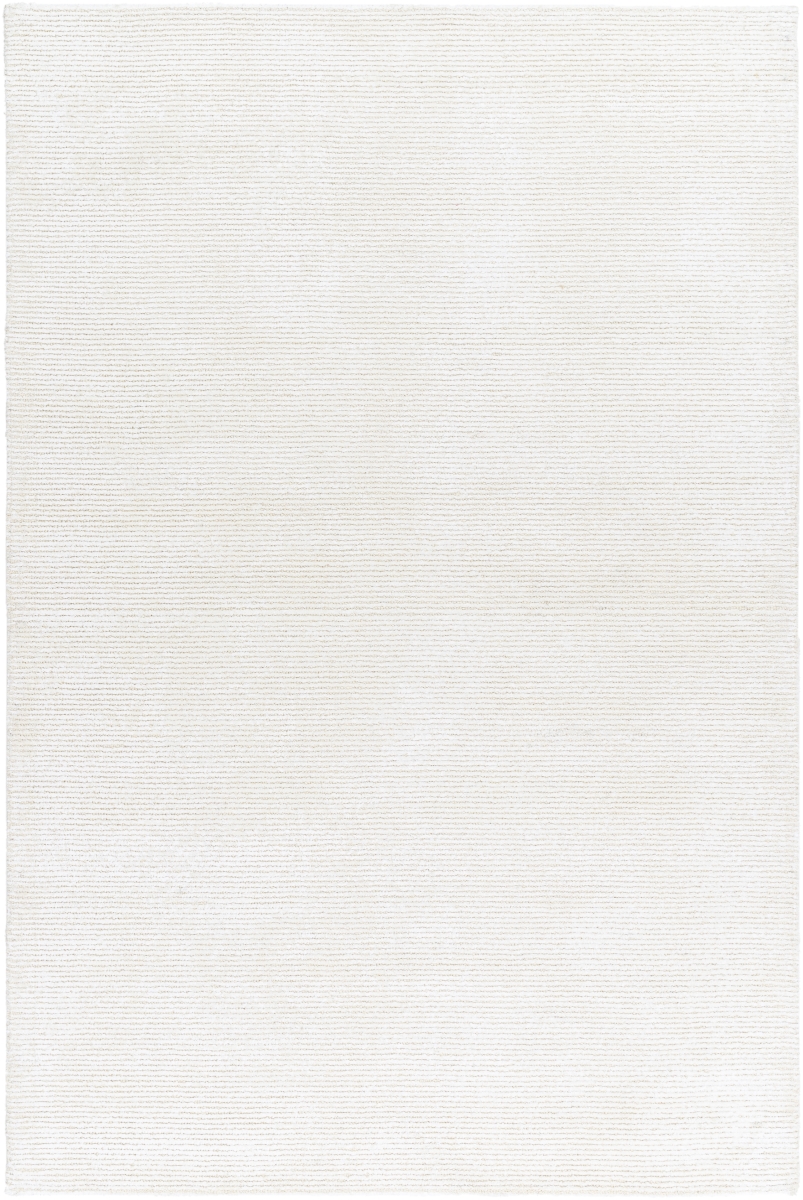 RCM2302-69 6 x 9 ft. Richmond Hand Made Rectangle Area Rug, Off-White & Light Silver