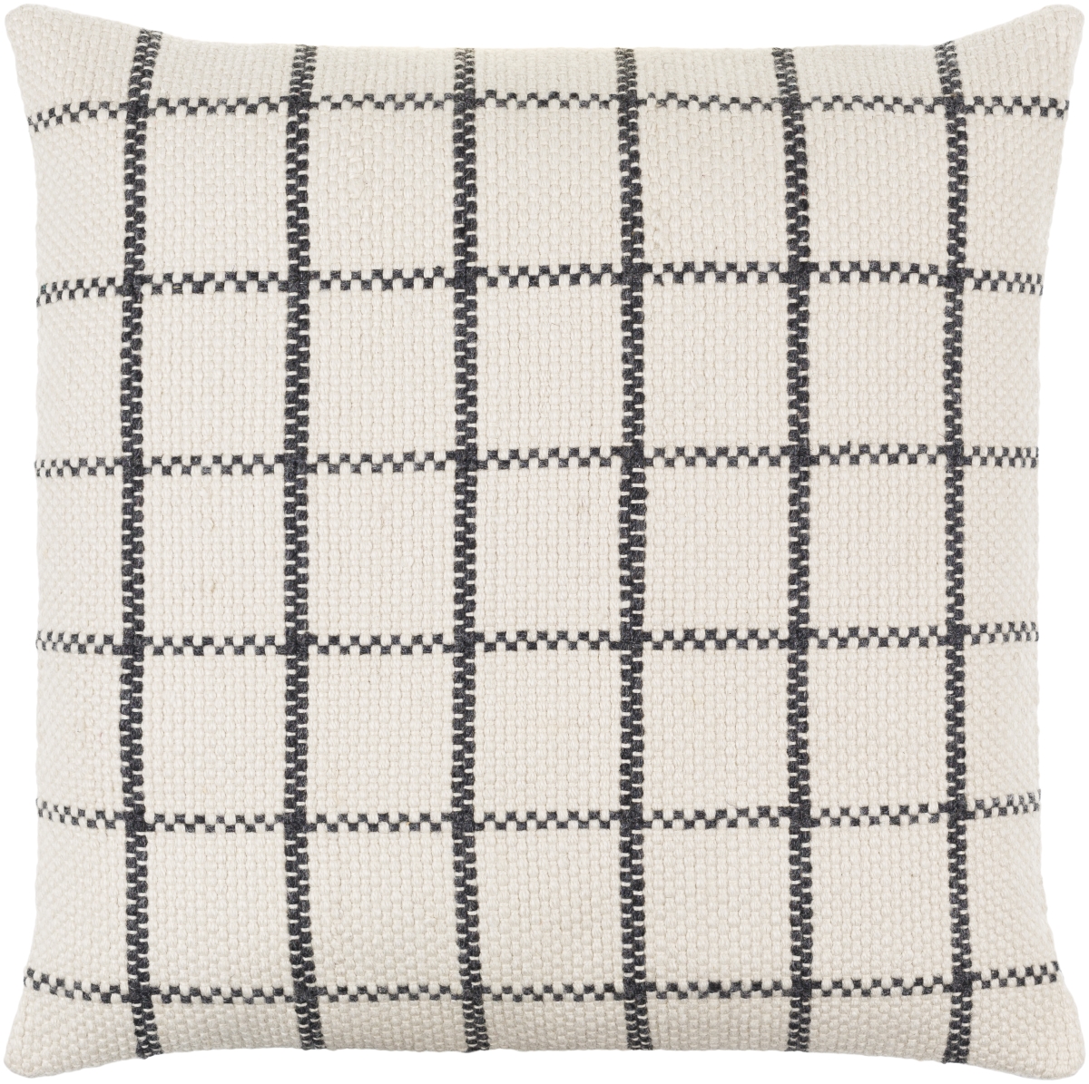 CRM001-2020 20 x 20 in. Charmaine Square Accent Pillow, Light Silver