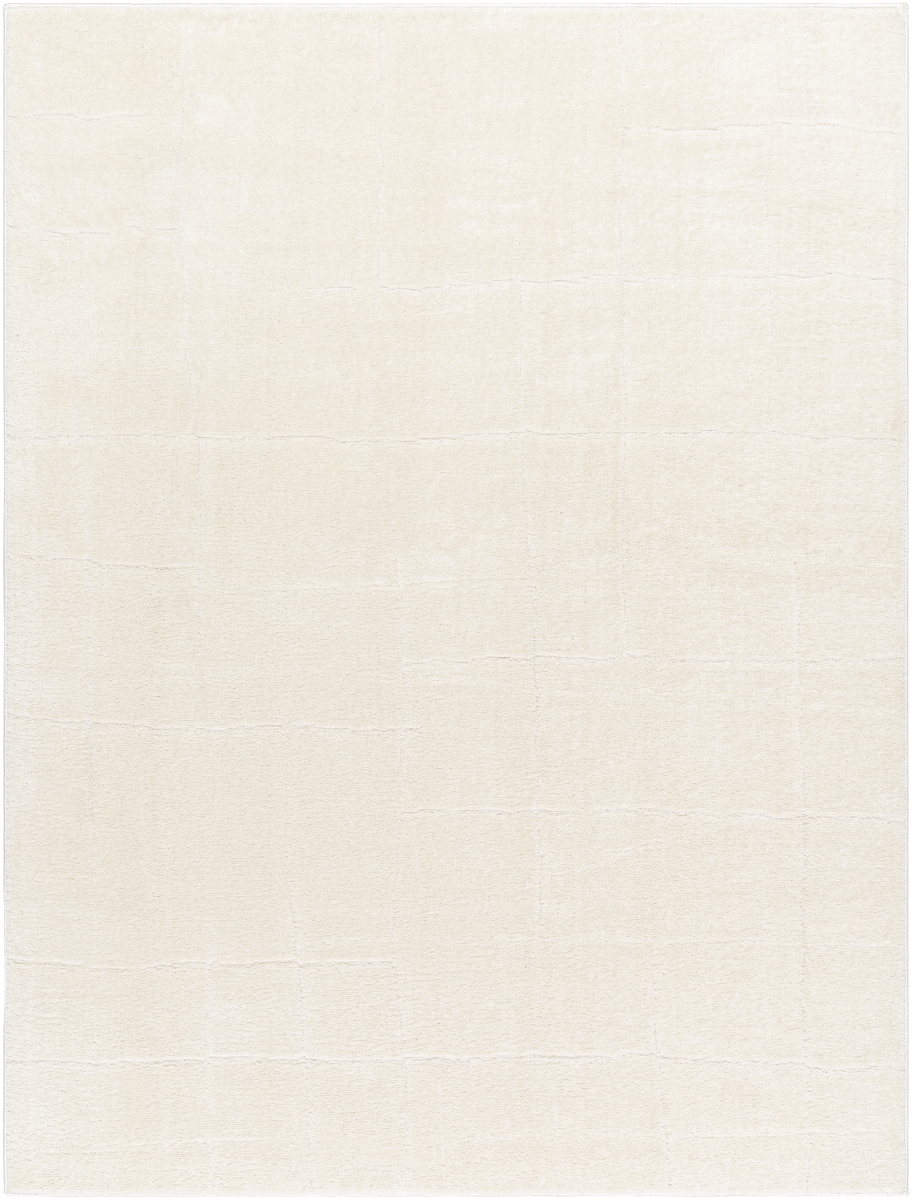 FEU2311-2773 2 ft.7 in. x 7 ft.3 in. Freud Machine Woven Runner Area Rug, Ivory