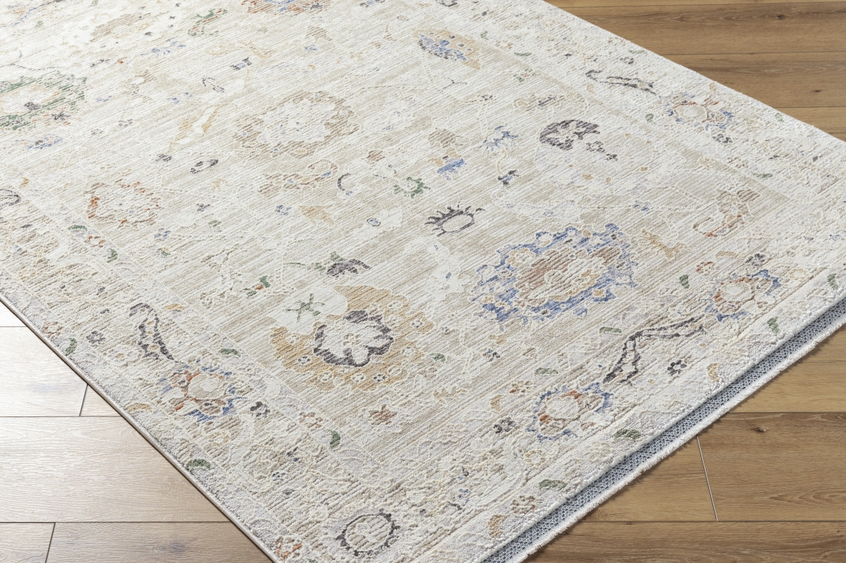 RVD2305-7RD 7 x 7 ft. Rivaldo Machine Woven Round Rug, Multi Color