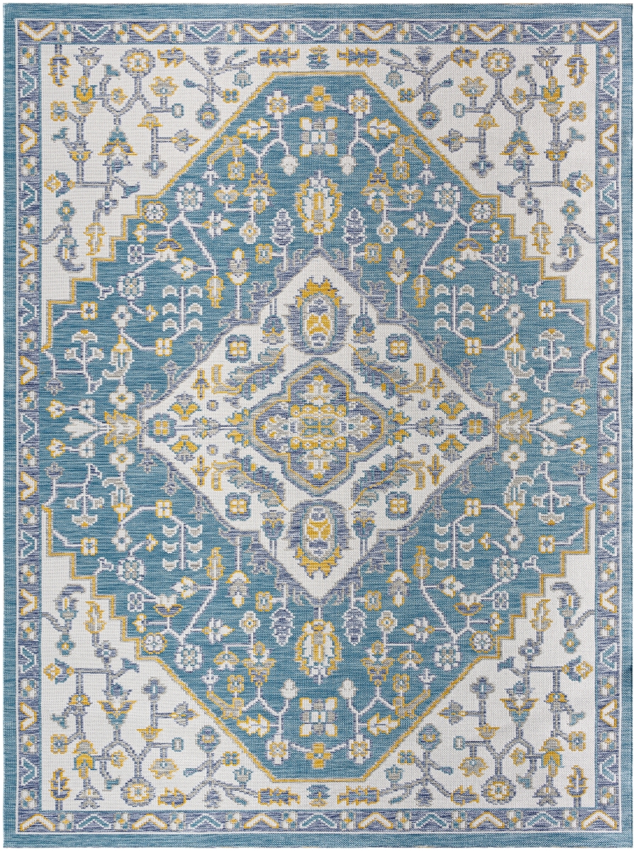 BBD2302-527 5 ft. 2 in. x 7 ft. Barbados BBD-2302 Machine Woven Rectangle Area Rug, Multi Color