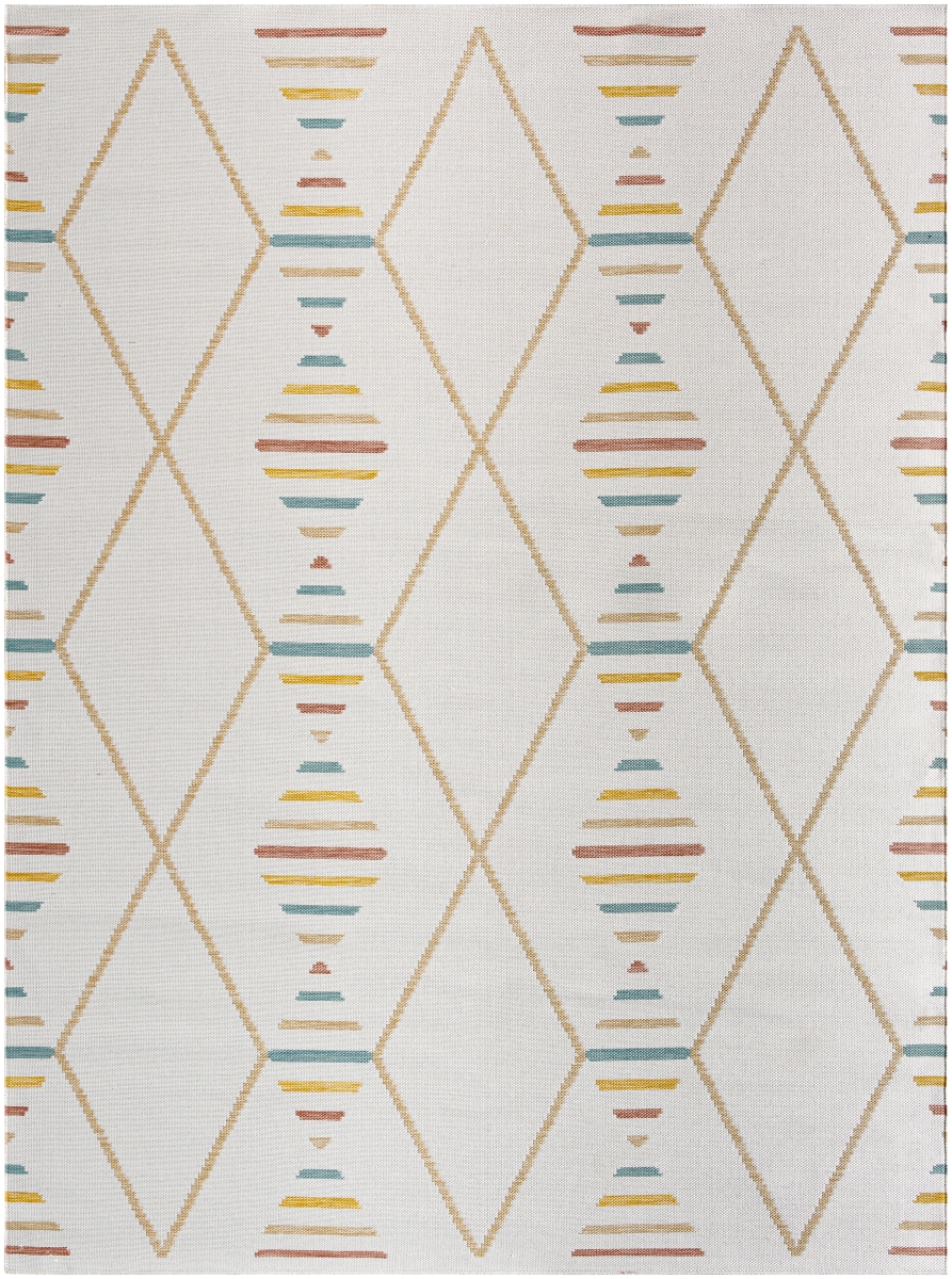 BBD2304-527 5 ft. 2 in. x 7 ft. Barbados BBD-2304 Machine Woven Rectangle Area Rug, Multi Color