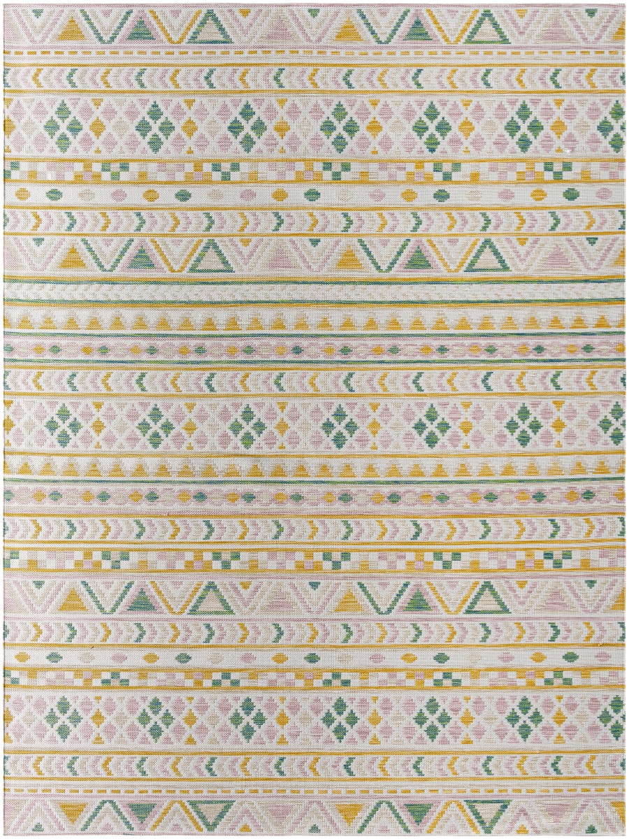 BBD2300-527 5 ft. 2 in. x 7 ft. Barbados BBD-2300 Machine Woven Rectangle Area Rug, Multi Color