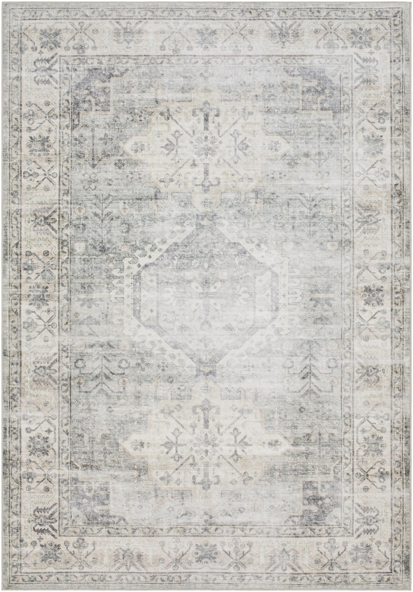 LVB2320-576 5 ft. 3 in. x 7 ft. 7 in. Lavable Machine Woven Rectangle Area Rug, Multi Color