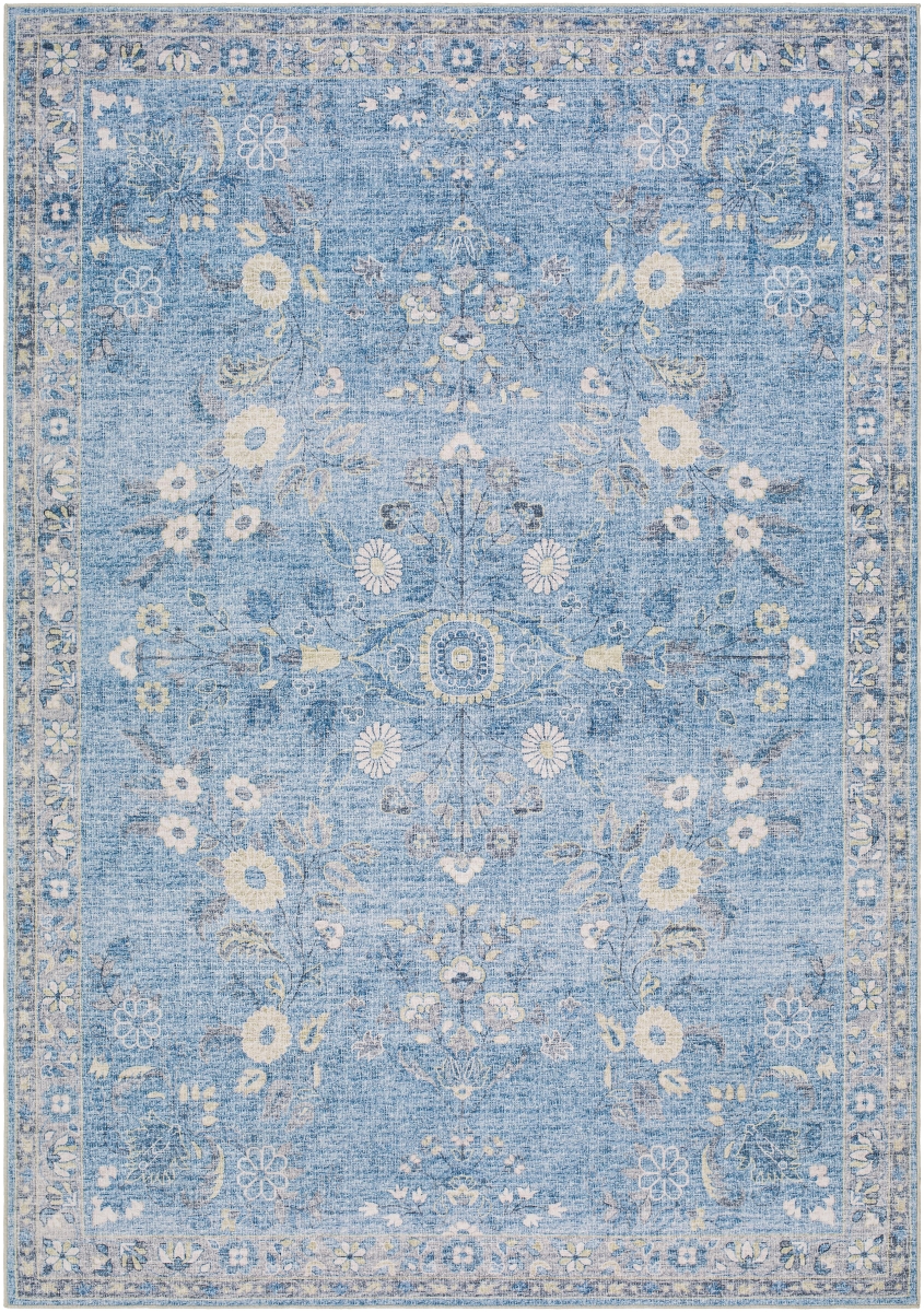 LVB2311-268 2 ft. 6 in. x 8 ft. Lavable Machine Woven Runner Rug, Multi Color