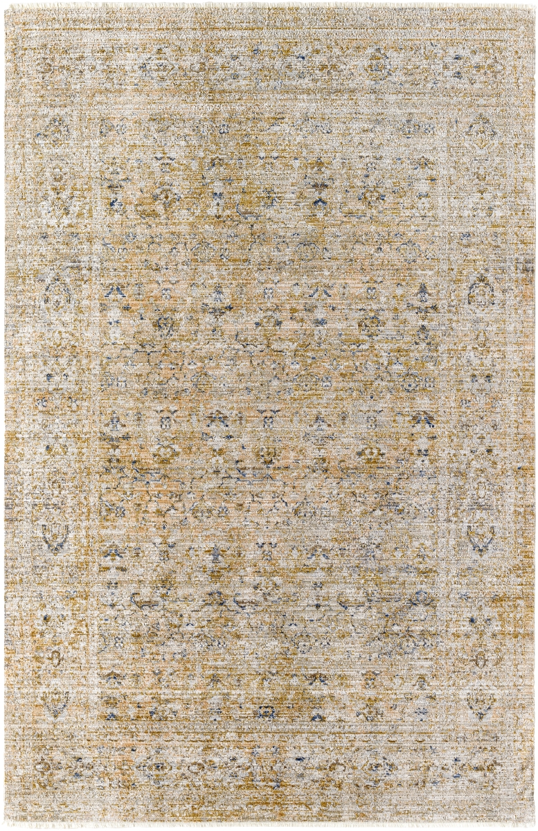 BOMG2309-9131 9 ft. x 13 ft. 1 in. Margaret Machine Woven Rectangle Area Rug, Multi Color