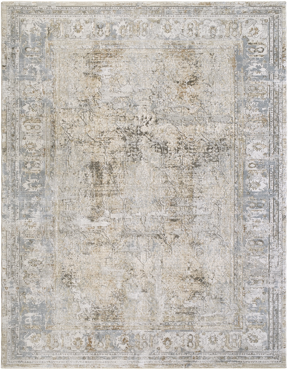 BWK2340-710RD 7 ft. 10 in. x 7 ft. 10 in. Brunswick BWK-2340 Machine Woven Round Rug, Multicolor