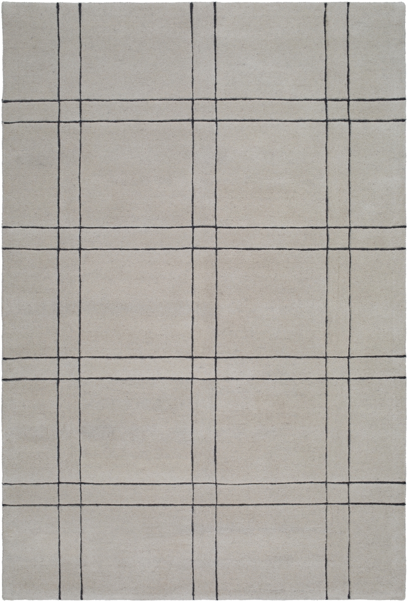 BKO2358-810 8 x 10 ft. Brook Hand Made Rectangle Area Rug, Sterling Grey