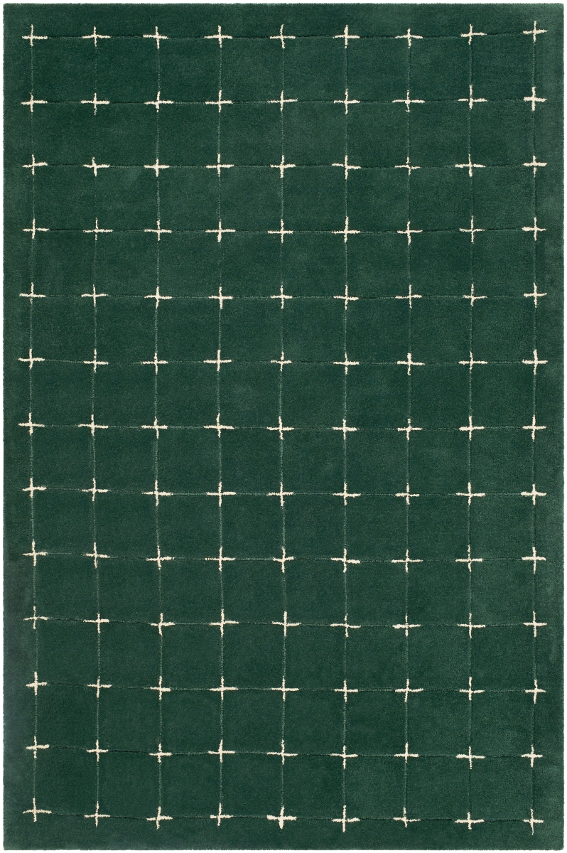 BKO2333-23 2 x 3 ft. Brook Hand Made Rectangle Area Rug, Onyx & Charcoal