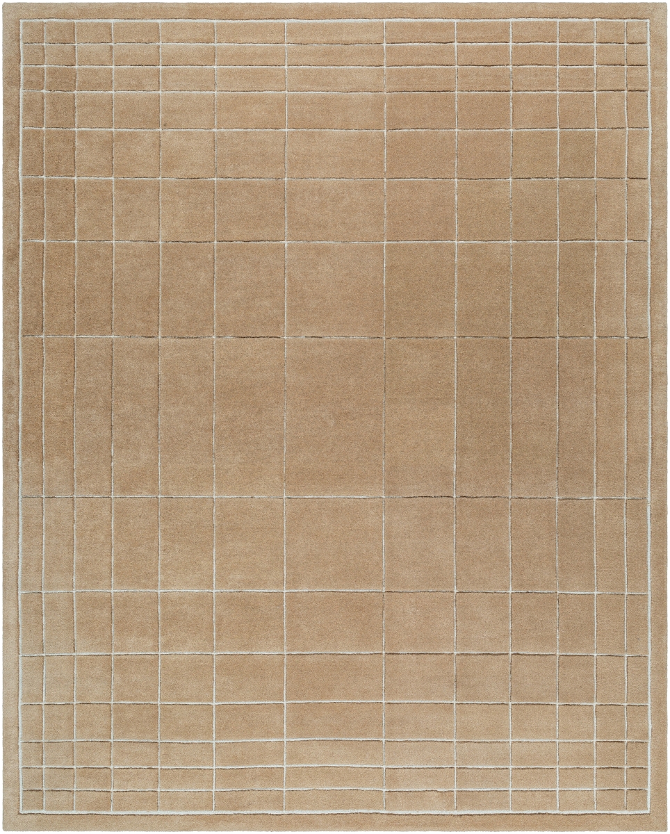 BKO2338-576 5 ft. x 7 ft. 6 in. Brook Hand Made Rectangle Area Rug, Sand & Khaki
