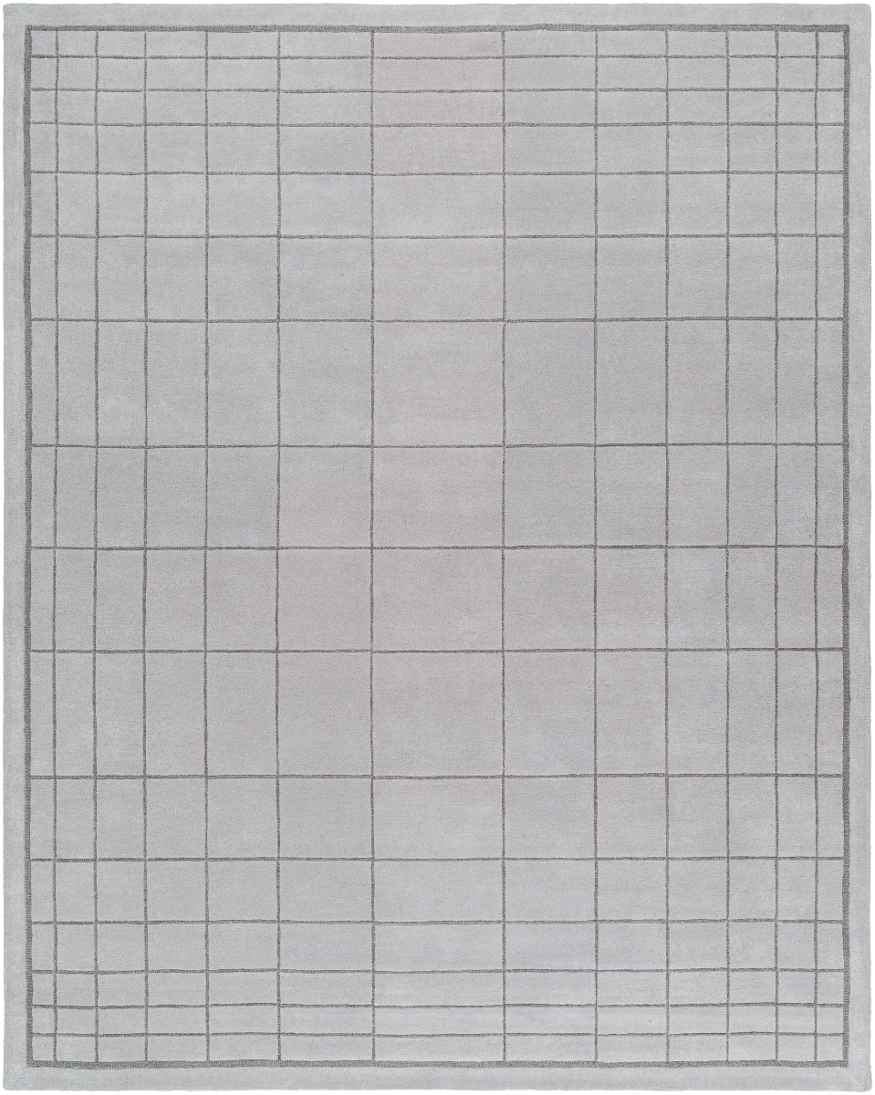 BKO2340-576 5 ft. x 7 ft. 6 in. Brook Hand Made Rectangle Area Rug, Silver & Sage