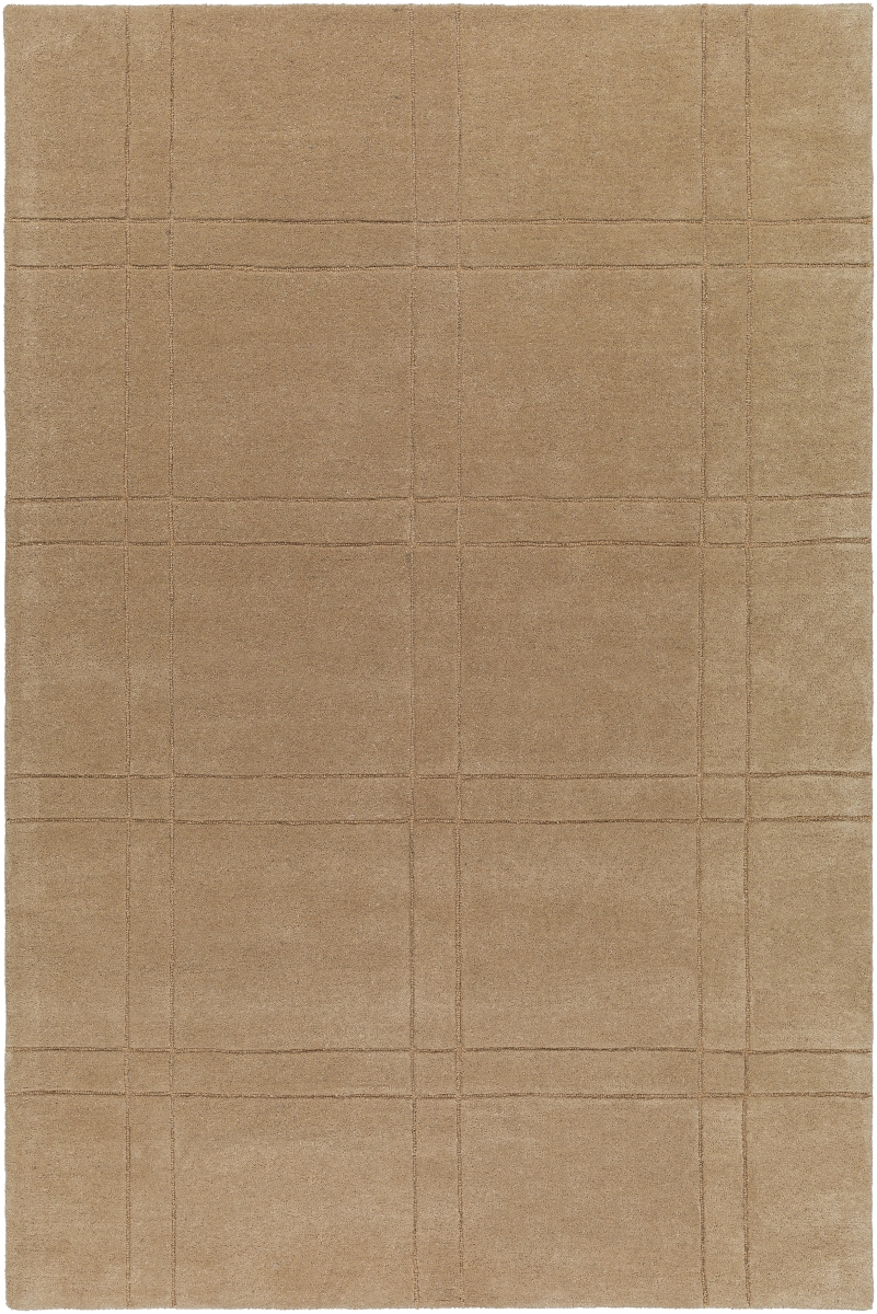 BKO2357-576 5 ft. x 7 ft. 6 in. Brook Hand Made Rectangle Area Rug, Sand & Khaki