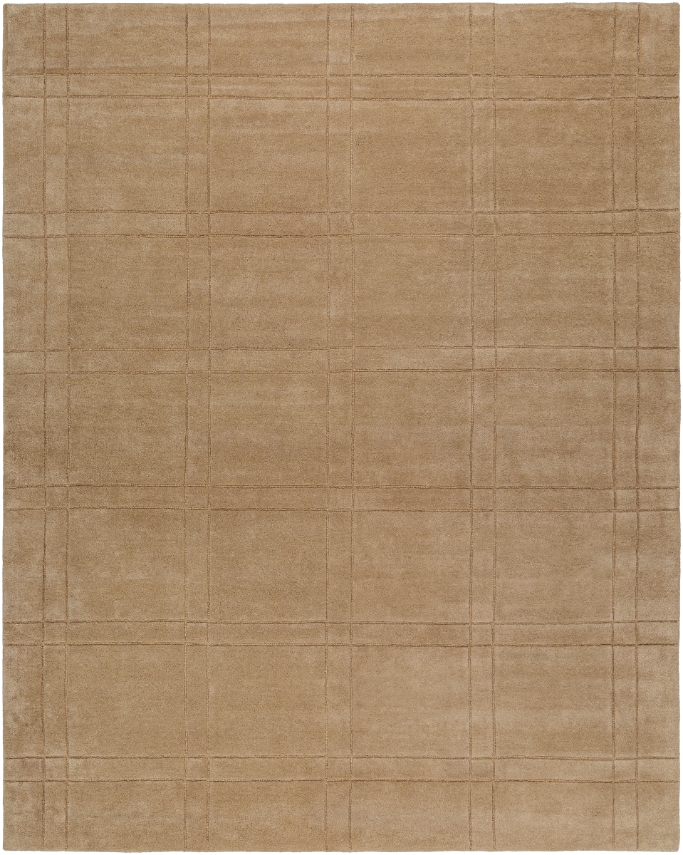 BKO2357-810 8 x 10 ft. Brook Hand Made Rectangle Area Rug, Sand & Khaki