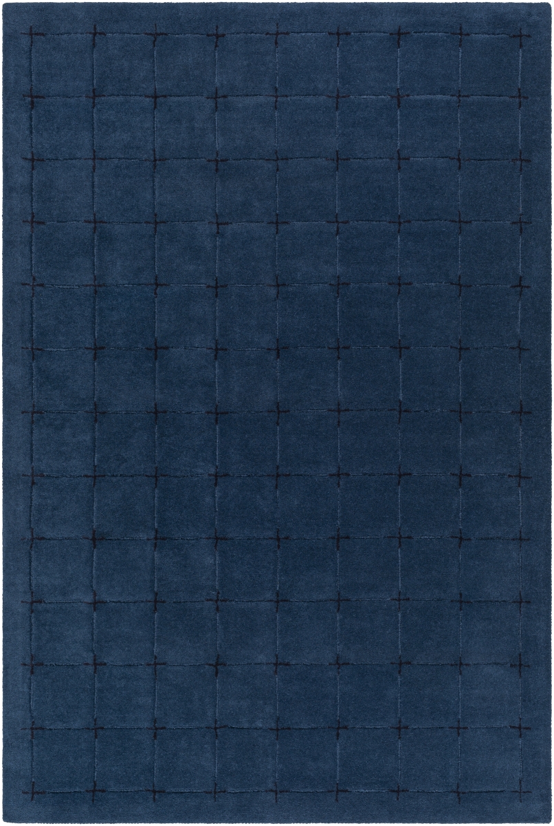 BKO2336-23 2 x 3 ft. Brook Hand Made Rectangle Area Rug, Onyx & Marine Blue