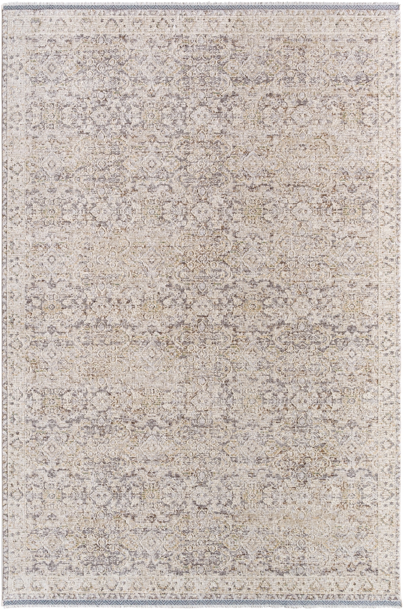 RVD2311-7RD 7 x 7 ft. Rivaldo RVD-2311 Machine Woven Round Rug, Multi Color