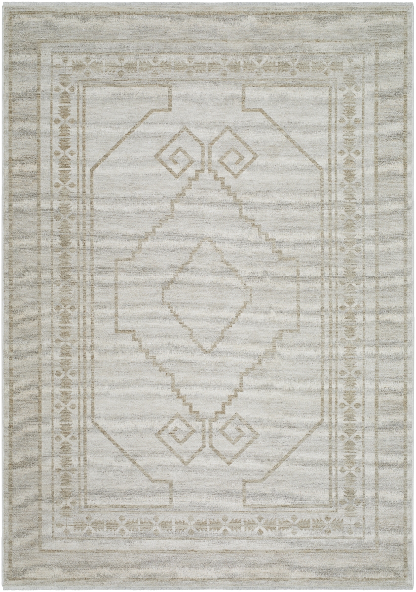 EMO2309-7RD 6 ft. 11 in. x 6 ft. 11 in. Emory EMO-2309 Machine Woven Round Rug, Multi Color