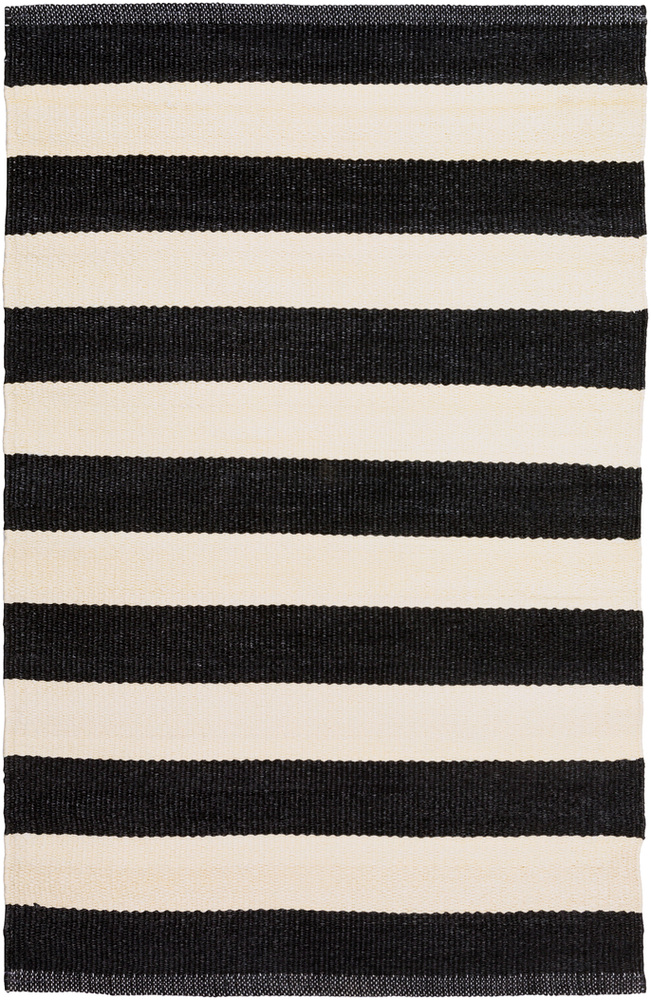 PIC4005-23 Picnic Area Rug - Black, Cream - 2 x 3 ft.