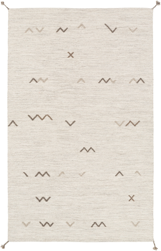 MTZ2004-23 Montezuma Area Rug - Ivory, Light Gray & Camel - 2 x 3 ft.