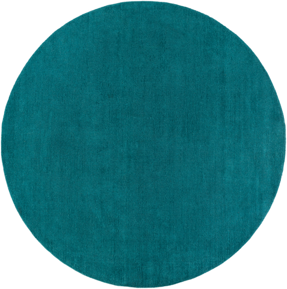 M5330-8RD Mystique Round Area Rug - Teal - 8 ft.