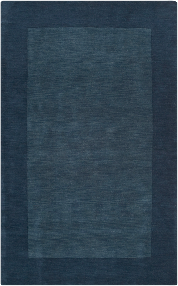 M309-6SQ Mystique Square Area Rug - Navy, Black - 6 ft.