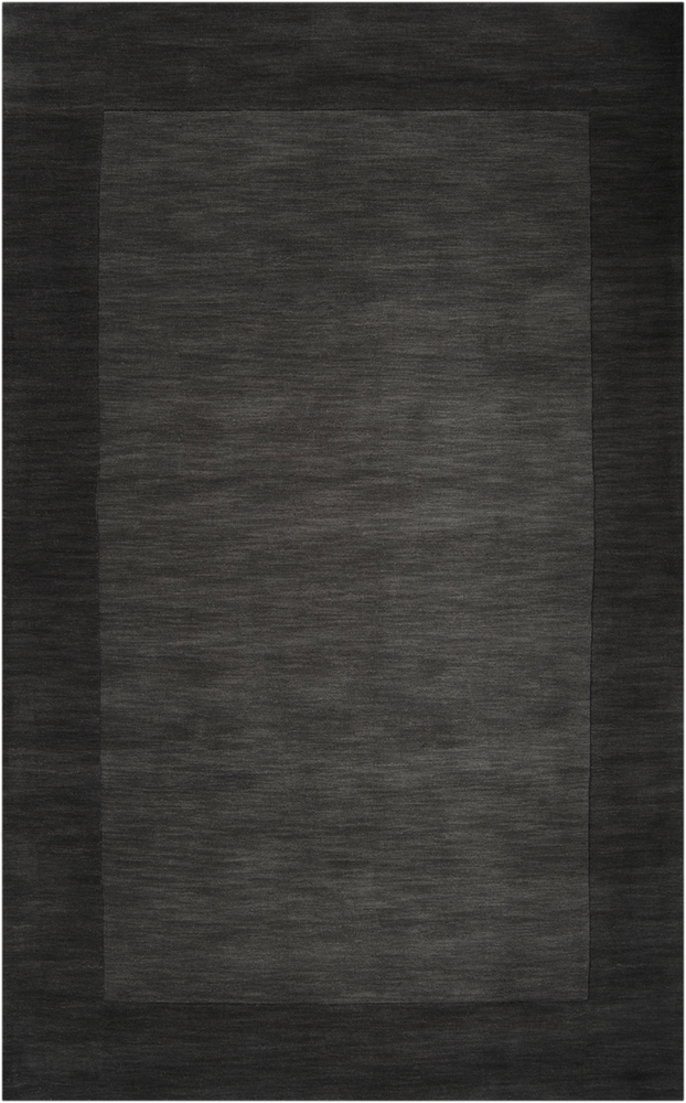 M347-6SQ Mystique Square Area Rug - Charcoal, Black - 6 ft.