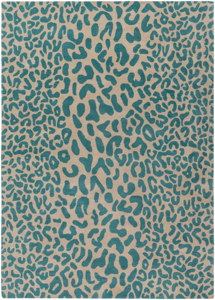 ATH5120-811 Athena Area Rug - Dark Green, Camel - 8 x 11 ft.