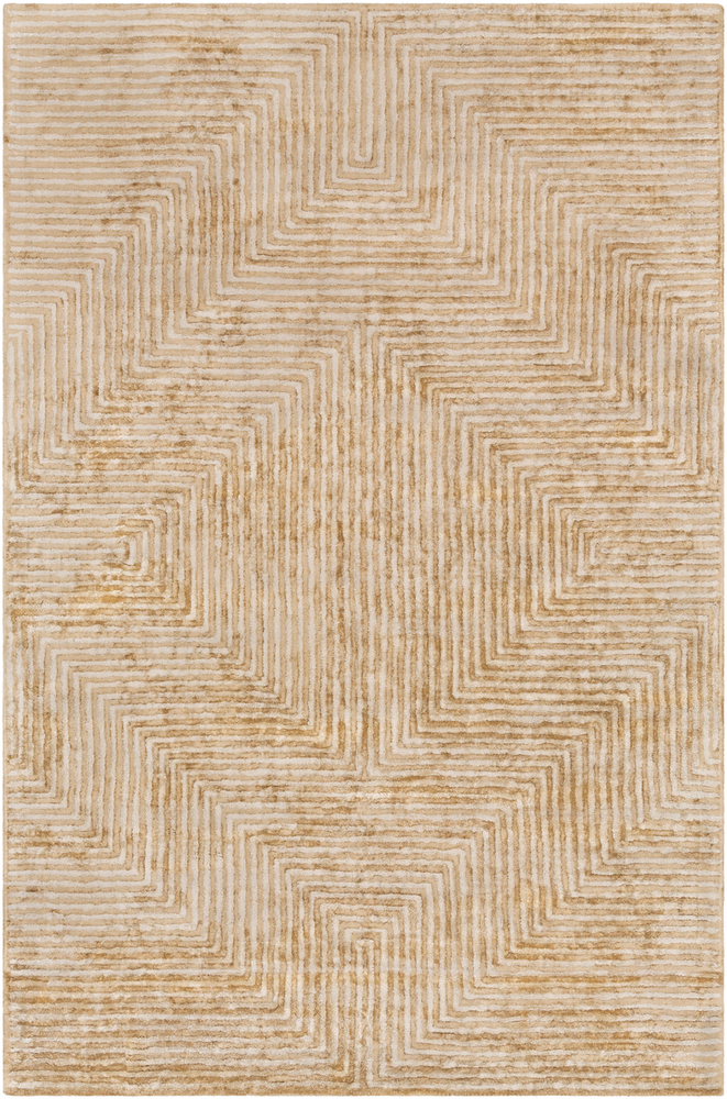 QTZ5031-69 Quartz Area Rug - Tan, Beige - 6 x 9 ft.