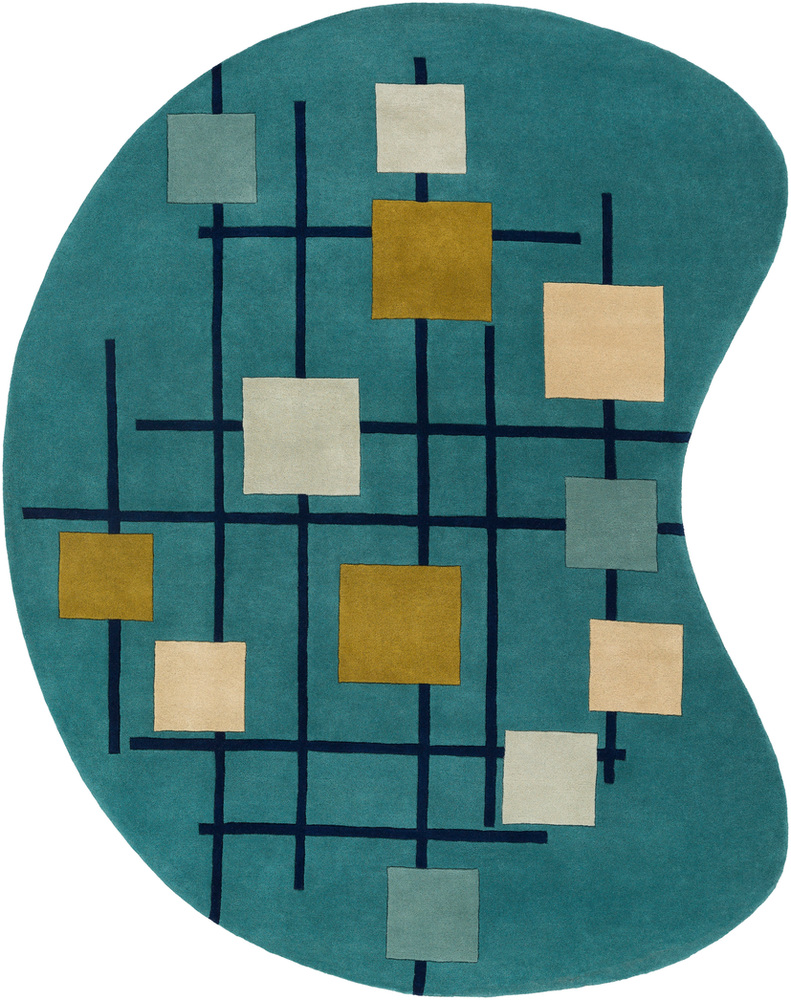 FM7201-810KDNY Forum Kidney Area Rug - 8 x 10 ft.