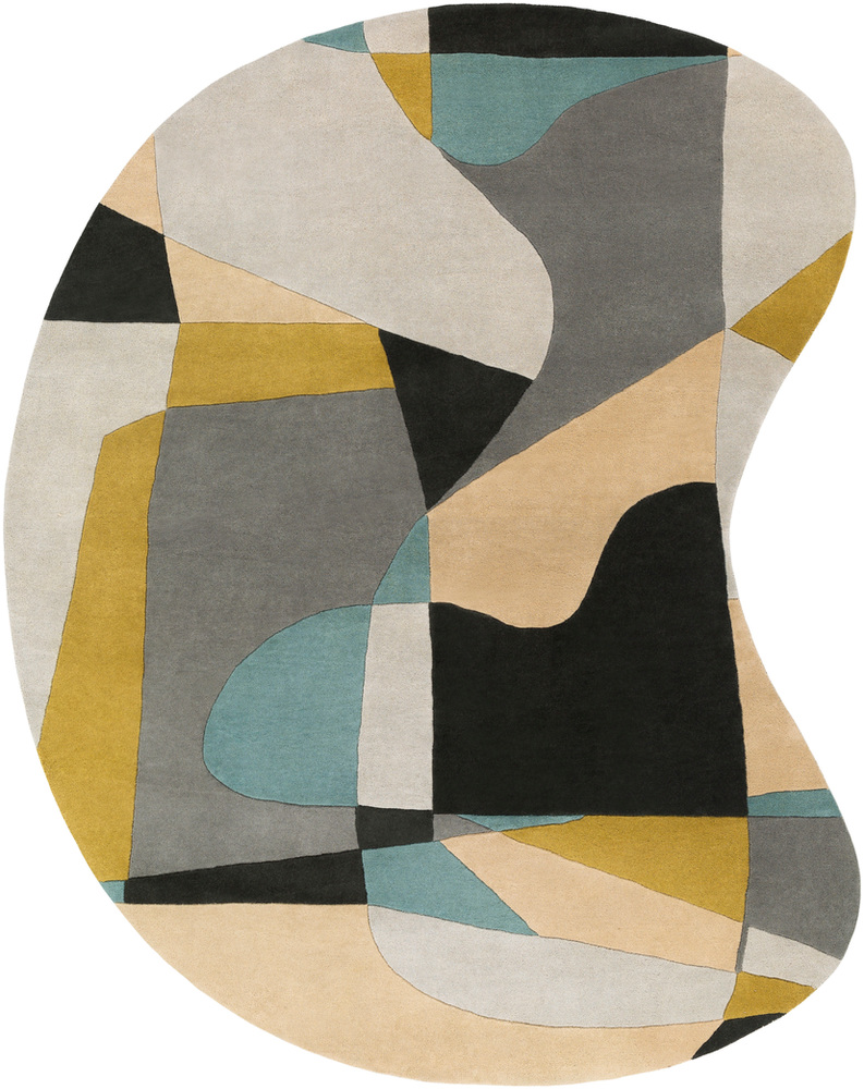 FM7194-810KDNY Forum Kidney Area Rug - 8 x 10 ft.