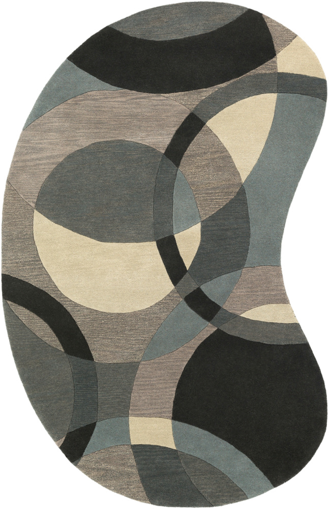 FM7193-69KDNY Forum Kidney Area Rug - 6 x 9 ft.