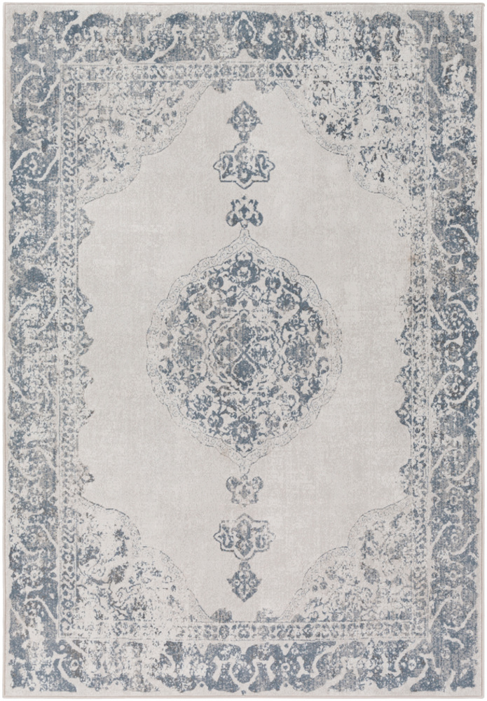 CPO3735-23 Contempo Area Rug - Navy, Camel & White - 2 x 3 ft.