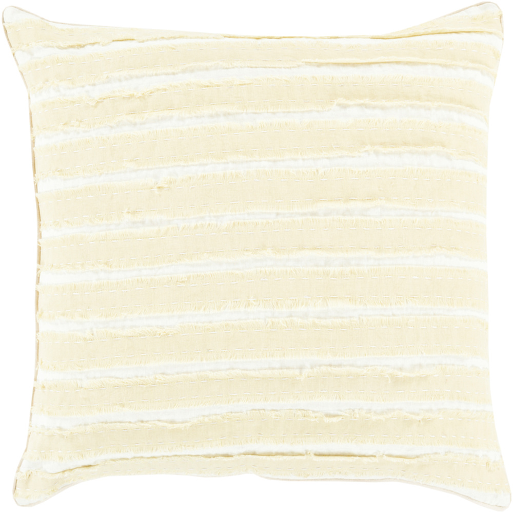 WO001-2020D Willow Throw Pillow - Moss & Cream - 20 x 20 x 4 in.