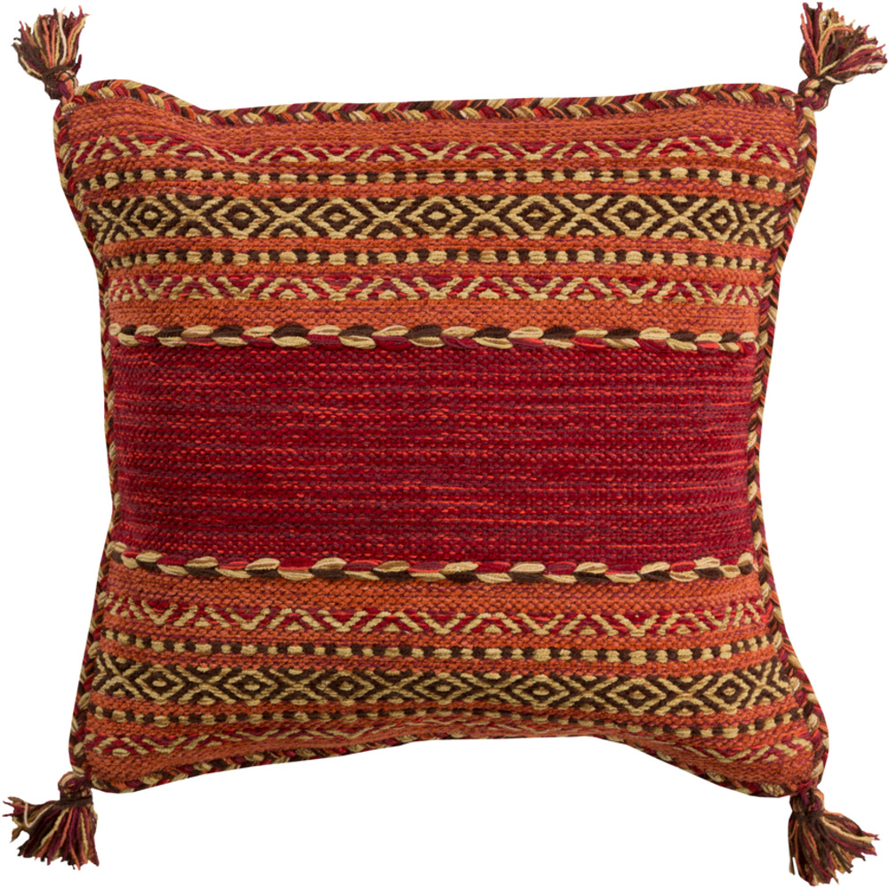 TZ003-2222D Trenza Throw Pillow - 22 x 22 x 5 in.
