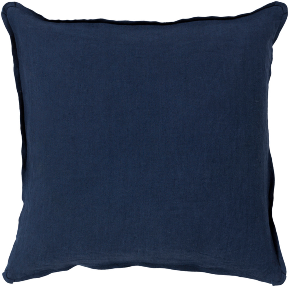 SL012-2222 Solid Pillow Cover - Navy - 22 x 22 x 0.25 in.