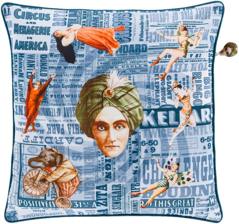 MNG001-2222D Mind Games Throw Pillow - 22 x 22 x 5 in.