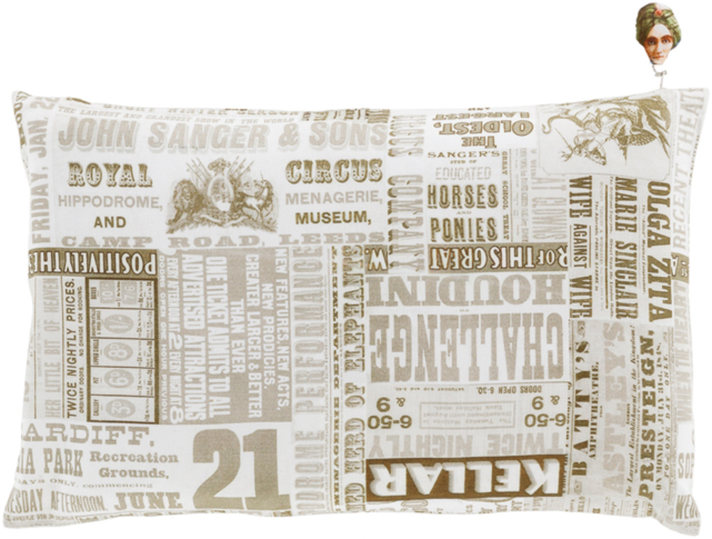 MNG006-2222D Mind Games Throw Pillow - 22 x 22 x 5 in.