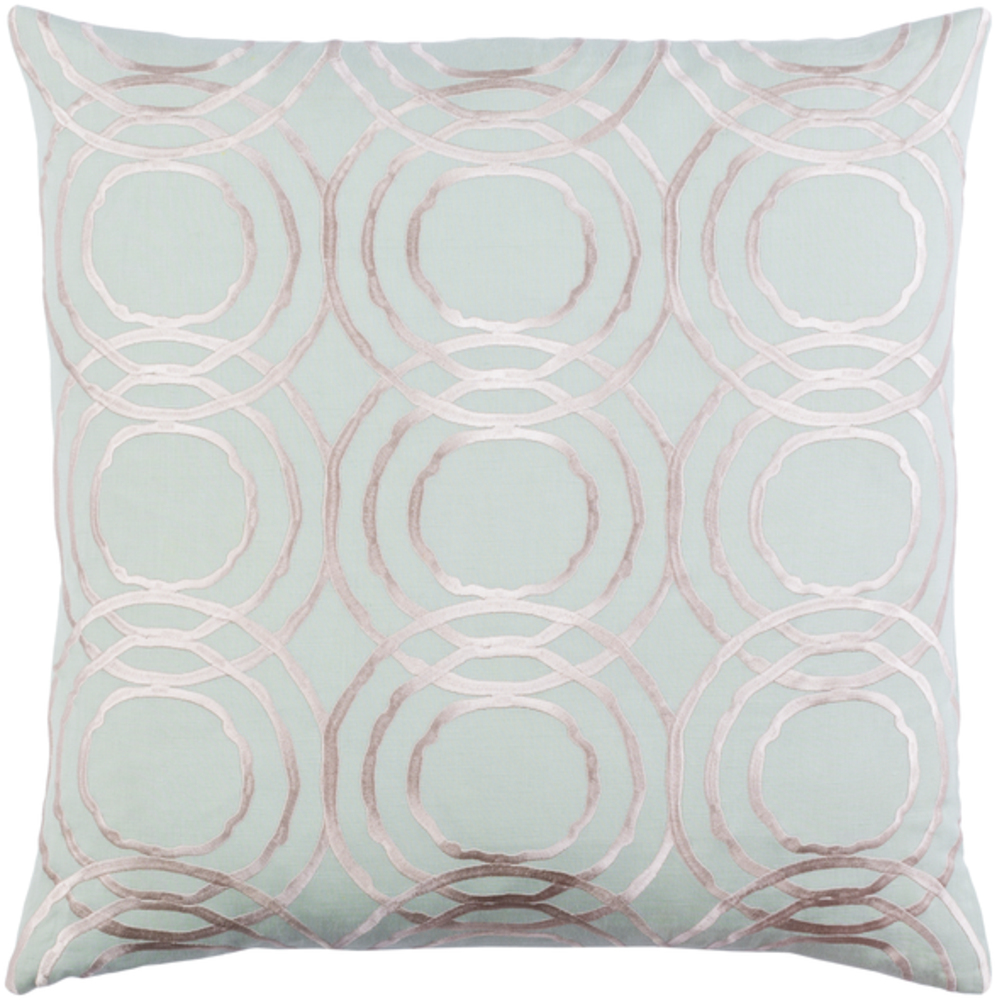 RDW005-2020D Ridgewood Pillow Kit - Mint & Cream - 20 x 20 x 4 in.