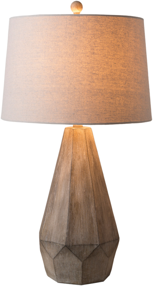 DRY-100 Draycott Table Lamp - Taupe & Dark Brown - 16 x 16 x 29 in -  Livabliss