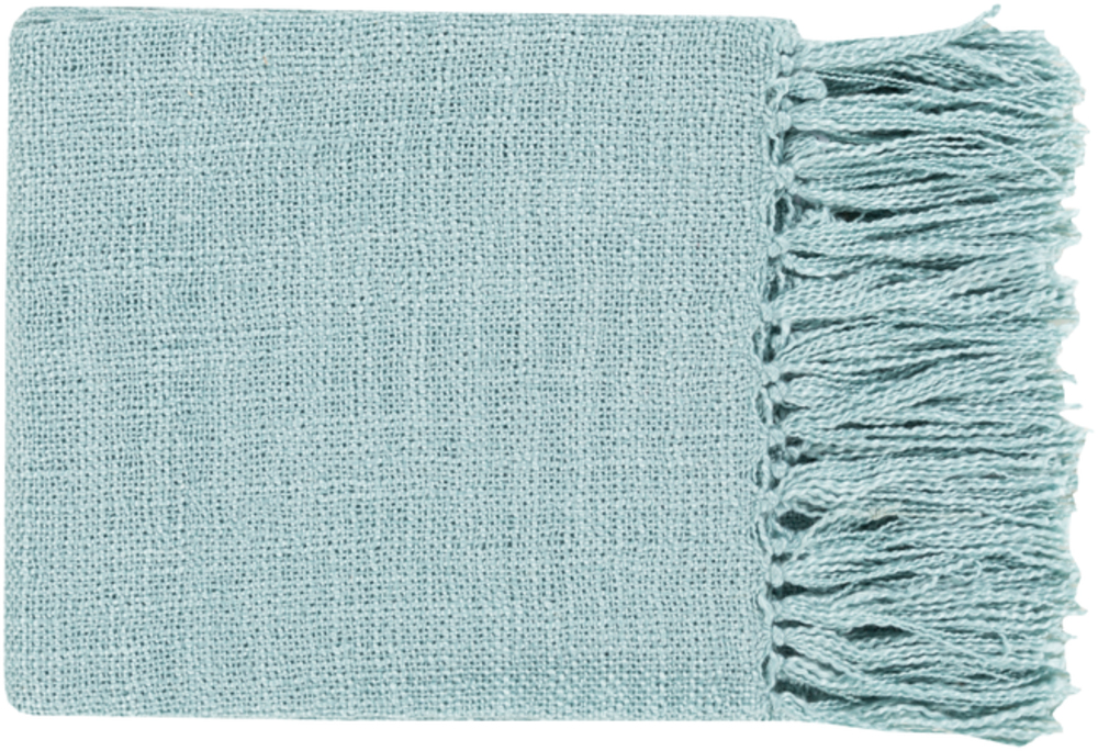 TID010-5951 Tilda Throw - Aqua - 59 x 51 in.