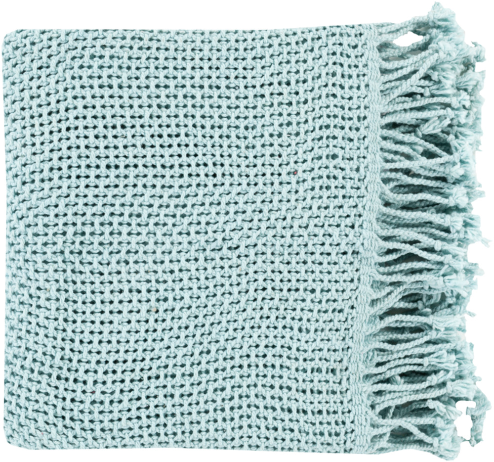 TBE5001-5070 Tibey Throw - Pale Blue - 50 x 70 in -  Livabliss