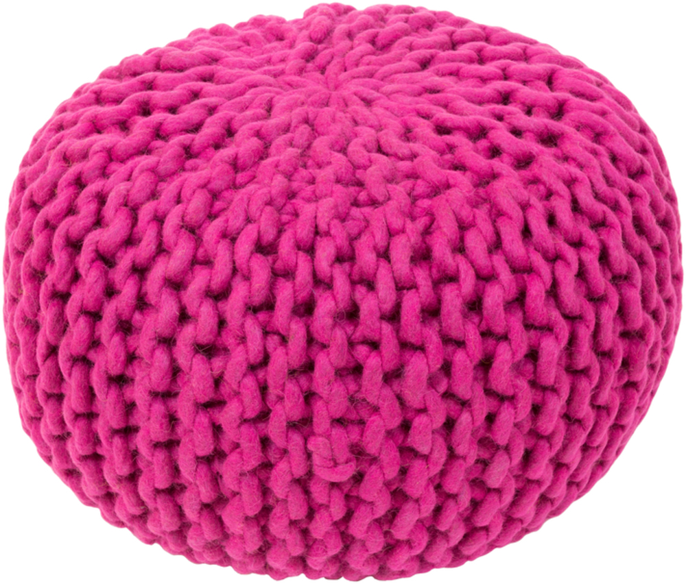 FGPF-004 Fargo Pouf - Bright Purple - 20 x 20 x 14 in.