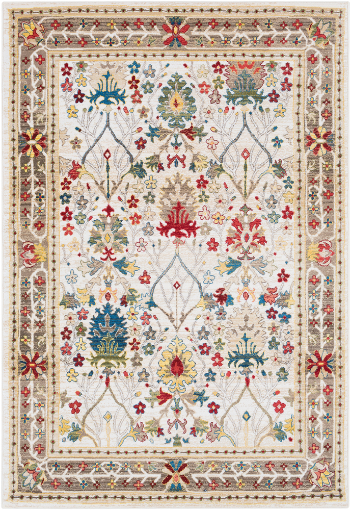 CRT2311-35 Crafty 3 x 5 ft. Machine Made Traditional Rectangle Area Rug, Multi Color