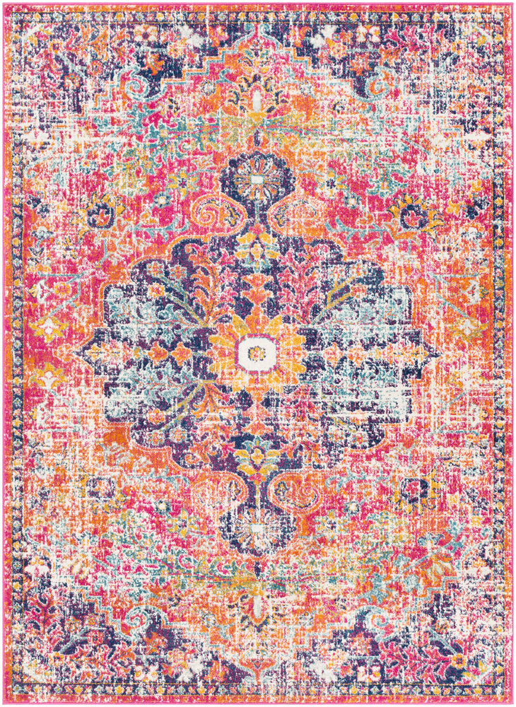 HAP1062-93126 9 ft. 3 in. x 12 ft. 6 in. Harput Rectangle Machine Made Updated Traditional Area Rug, Light Gray, Black & Beige