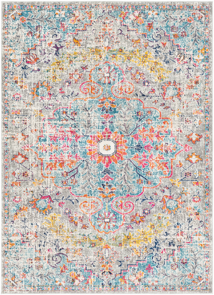 HAP1063-93126 9 ft. 3 in. x 12 ft. 6 in. Harput Rectangle Machine Made Updated Traditional Area Rug, Multi Color