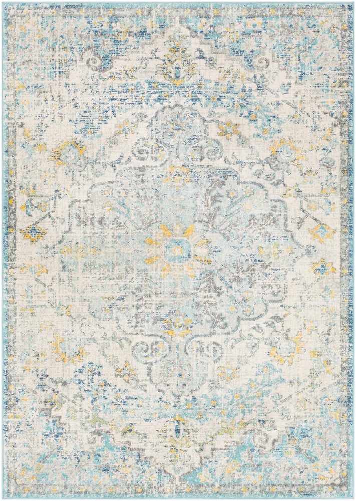 HAP1065-5373 5 ft. 3 in. x 7 ft. 3 in. Harput Rectangle Machine Made Updated Traditional Area Rug, Multi Color -  Livabliss