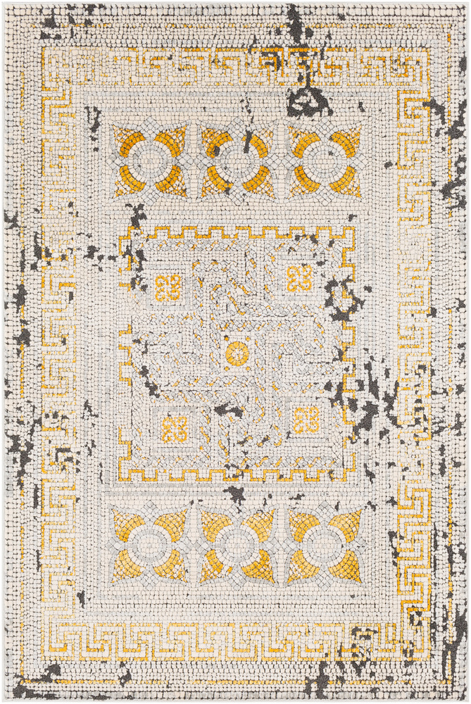 VNZ2300-93123 9 ft. 3 in. x 12 ft. 3 in. Venzia Rectangle Machine Made Updated Traditional Area Rug, Multi Color