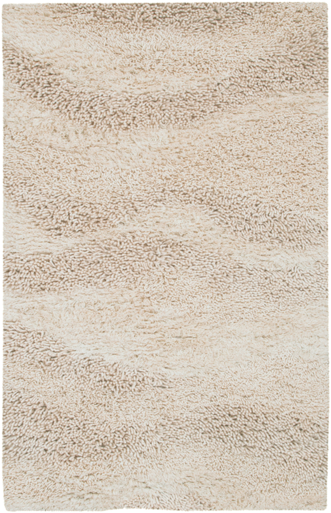 BRK3300-69 Berkley Shag 6 ft. x 9 ft. Rectangle Area Rug, Cream
