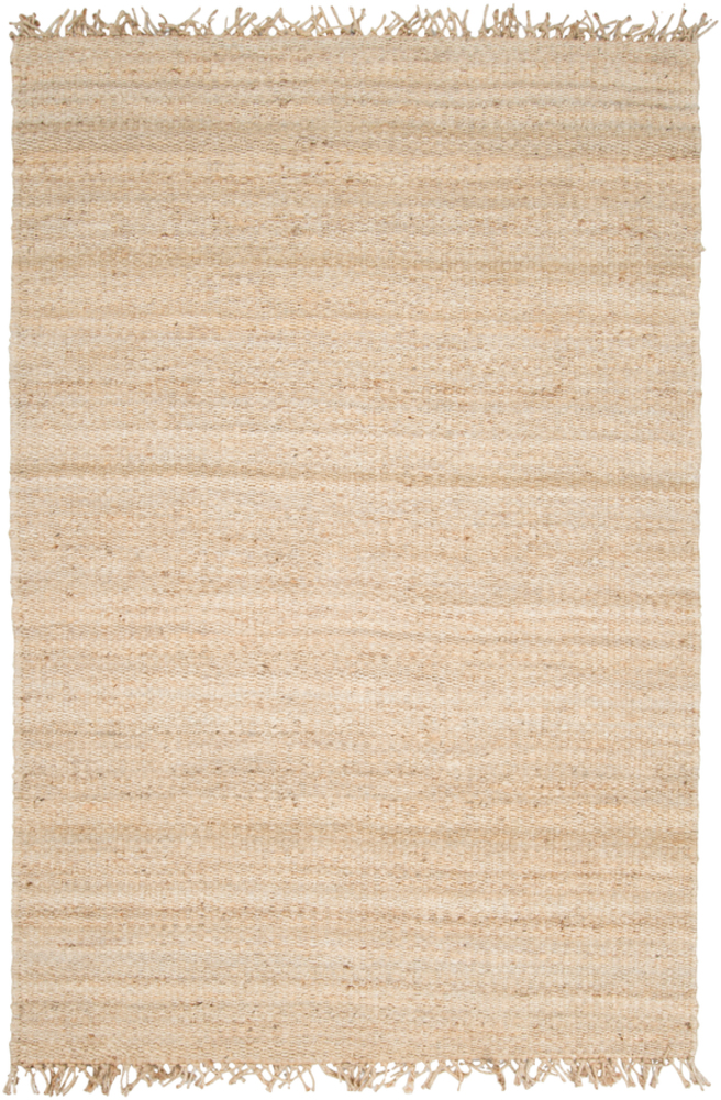 JUITE-913 Jute Bleached Natural Modern 9 ft. x 13 ft. Rectangle Area Rug, Cream